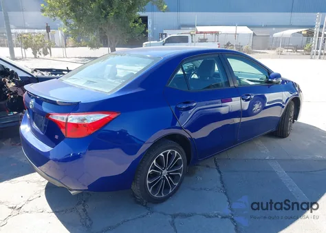 2015 Toyota Corolla S Plus from USA, damaged, VIN 2T1BURHE3FC405608